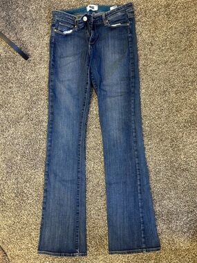 PAIGE Manhattan Indigo Flare Jeans